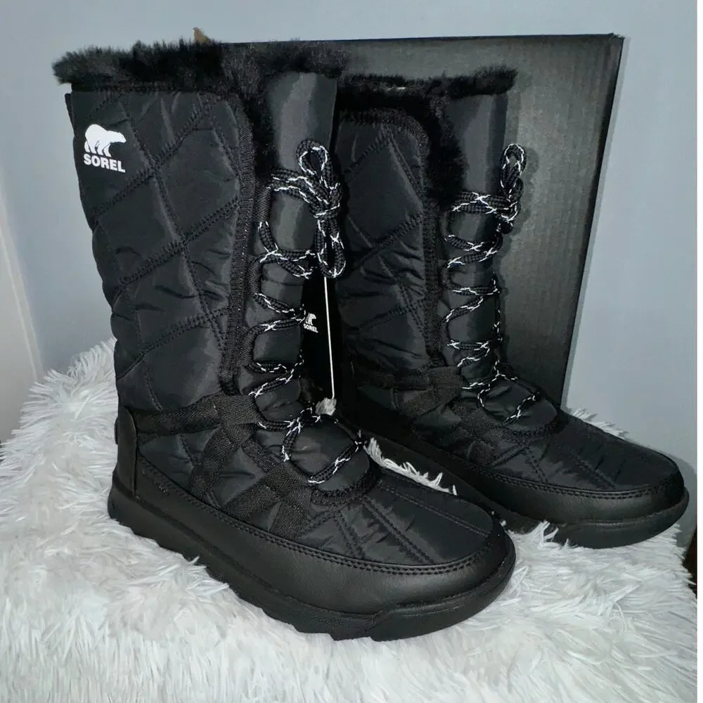 SOREL Whitney II Tall Lace Boots Size 6.5 NEW